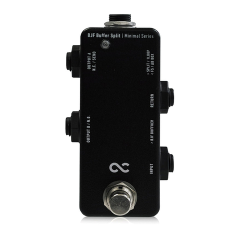 One Control Minimal Series user manual