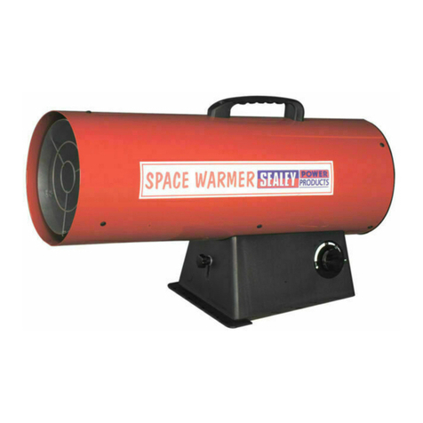Sealey Space warmer  LP100.V4 User manual