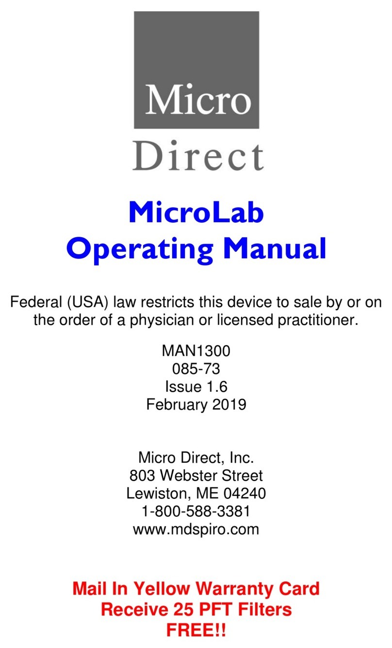 Micro Direct MicroLab operating manual