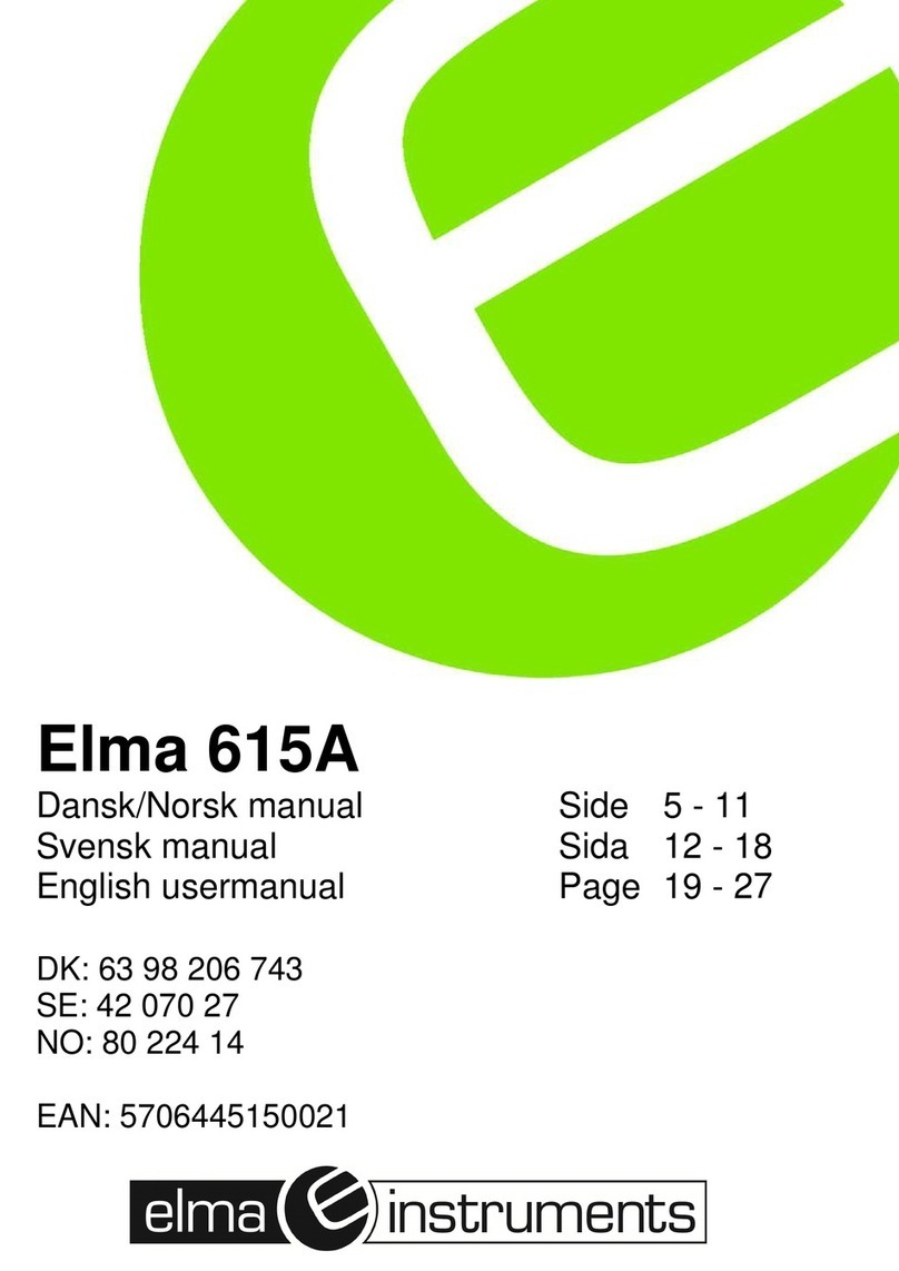 Elma Instruments 615A user manual