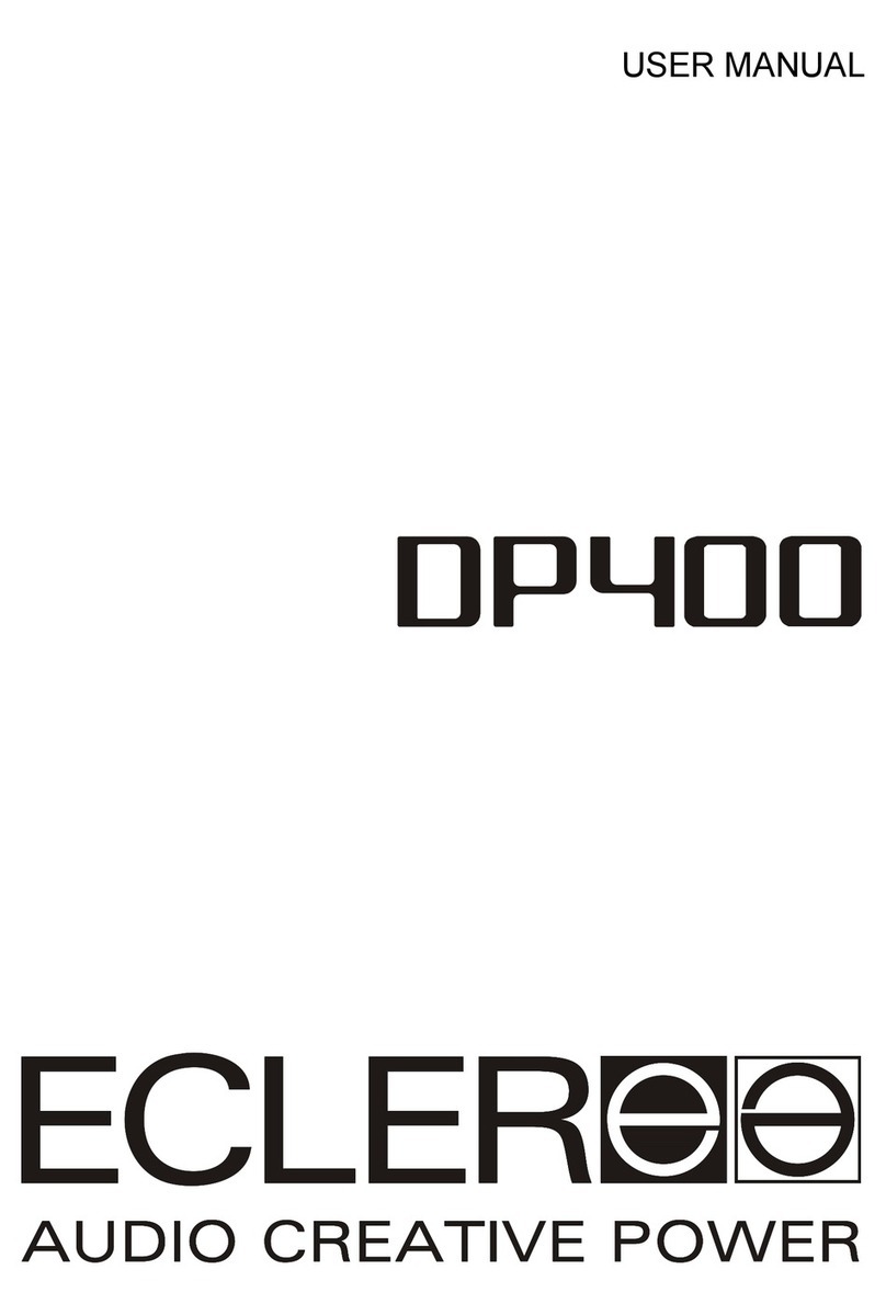 Ecler DP400 user manual
