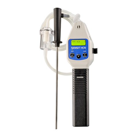 SENSIT Technologies HCN Quick start instructions