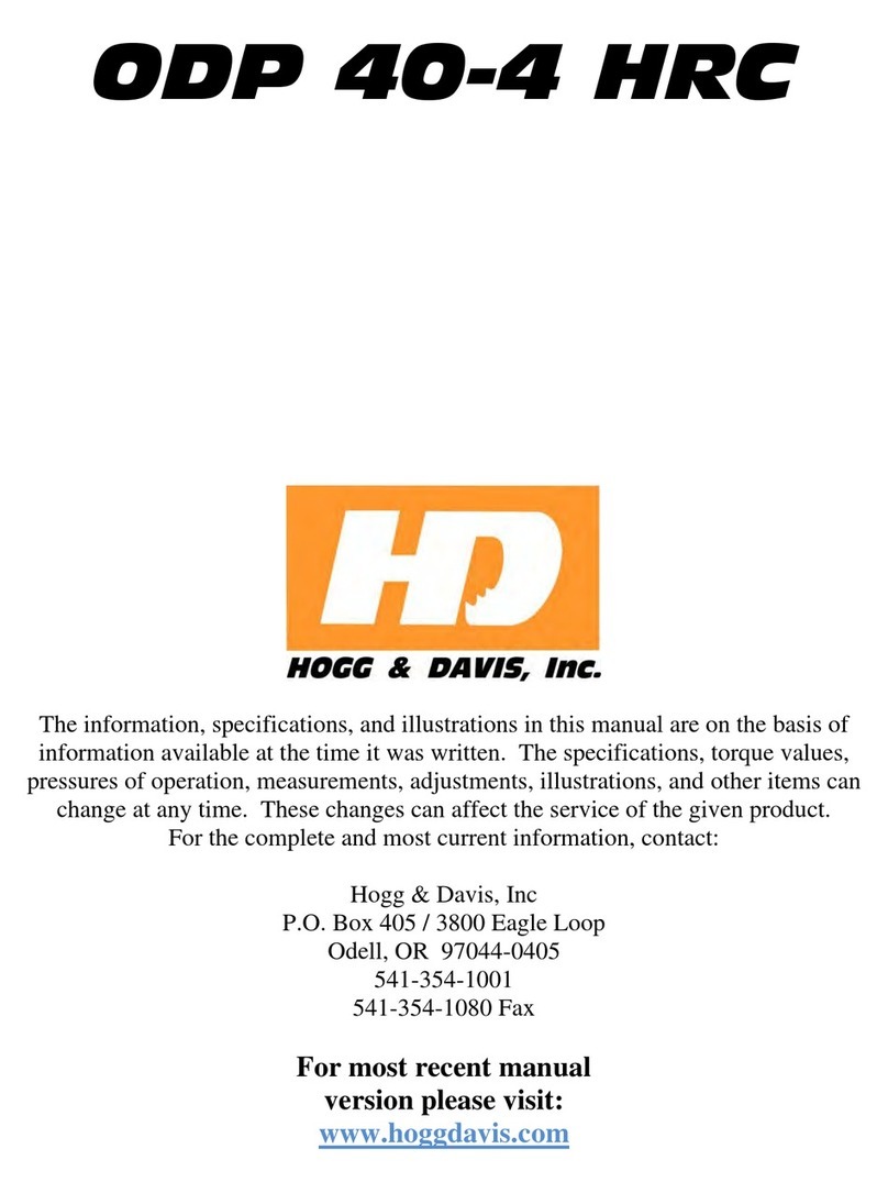 HOGG & DAVIS ODP 40-4 HRC manual
