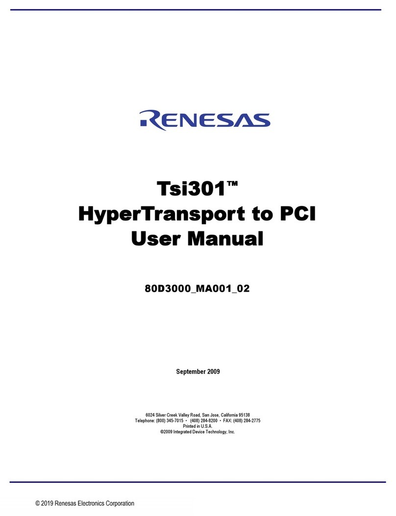 Renesas Tsi301 HyperTransport user manual