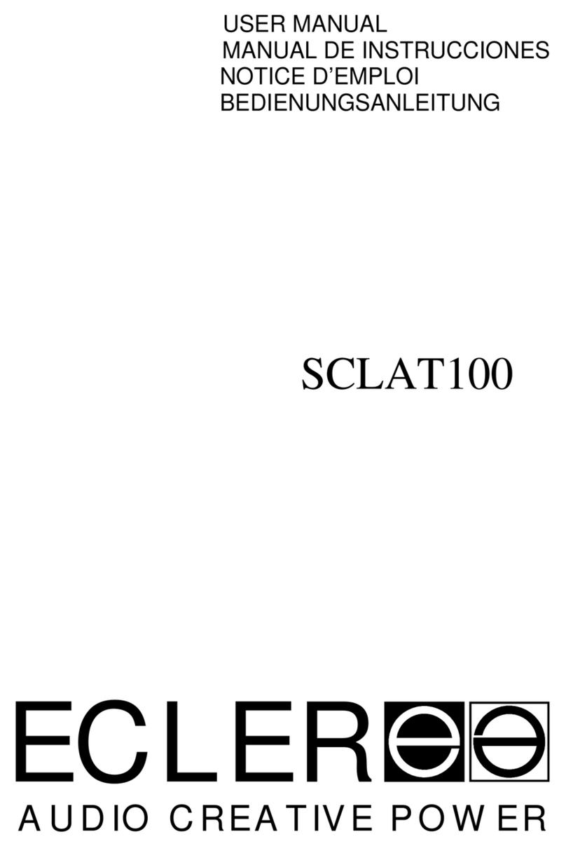 Ecler SCLAT100 user manual