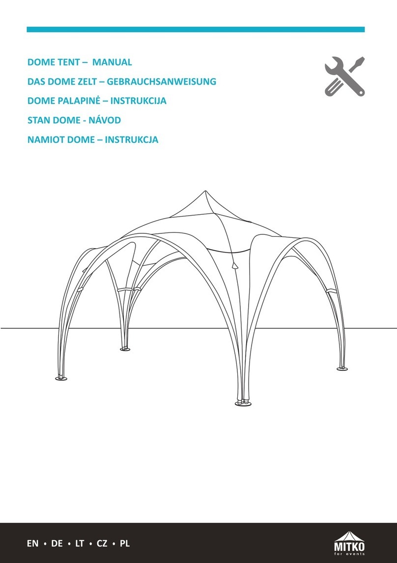 mitko DOME TENT Series User manual