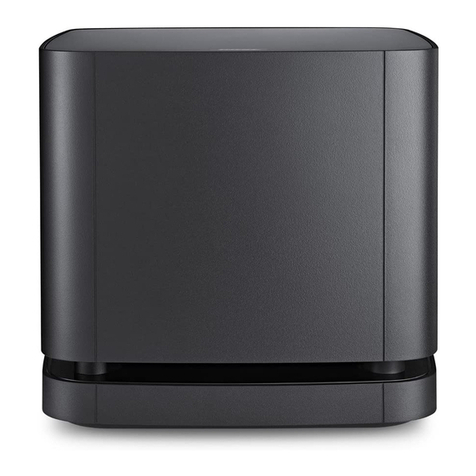 Bose Acoustimass 500 User manual Bose Acoustimass 500 User manual
