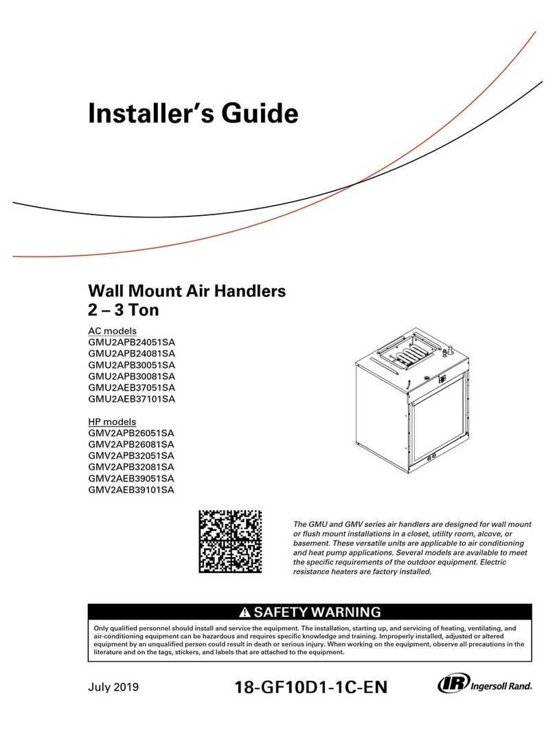 Ingersoll-Rand AC Series Installer's guide