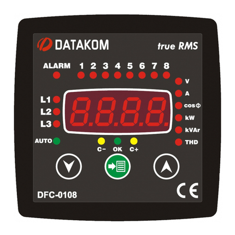 Datakom DFC-0108 installation manual