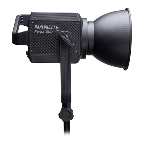 NANLITE Forza 500 User manual NANLITE Forza 500 User manual