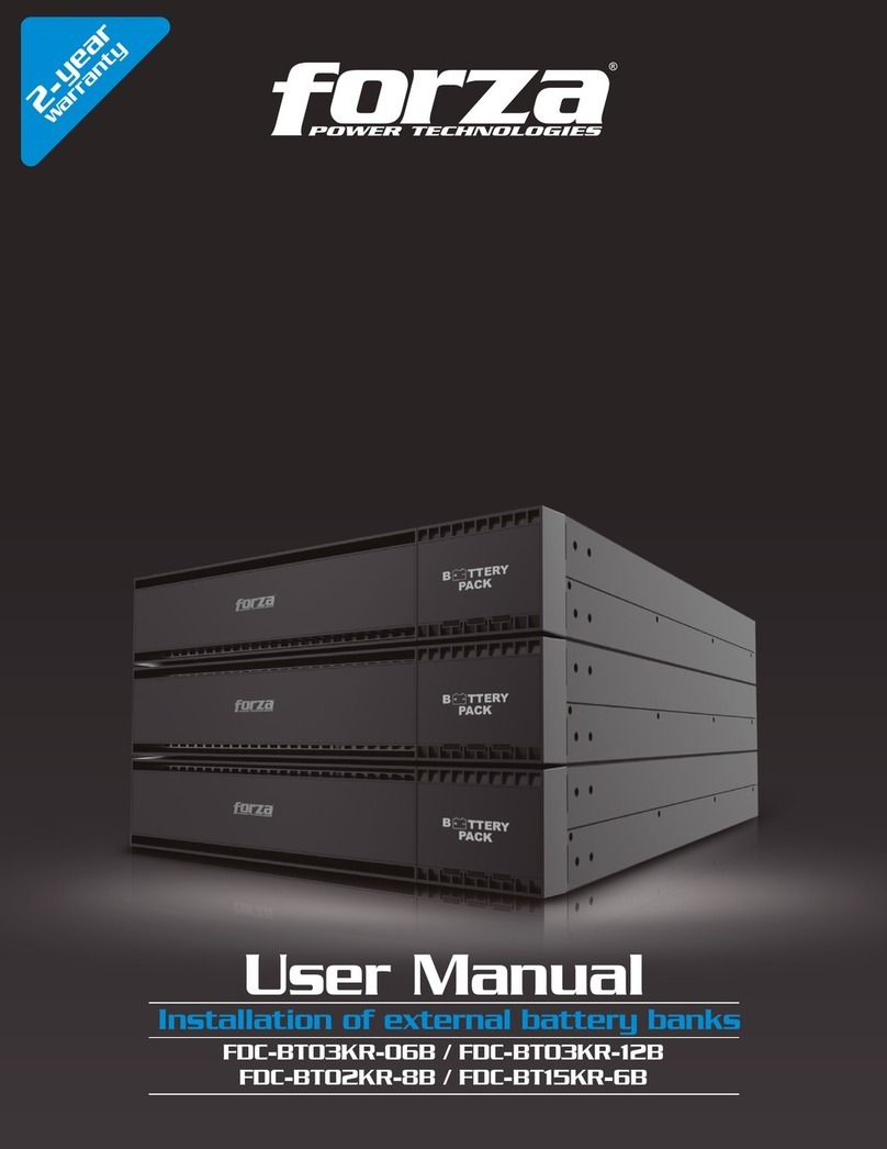 Forza FDC-BT03KR-06B user manual