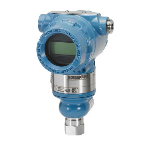 Emerson Rosemount 3051 CF Series quick start guide