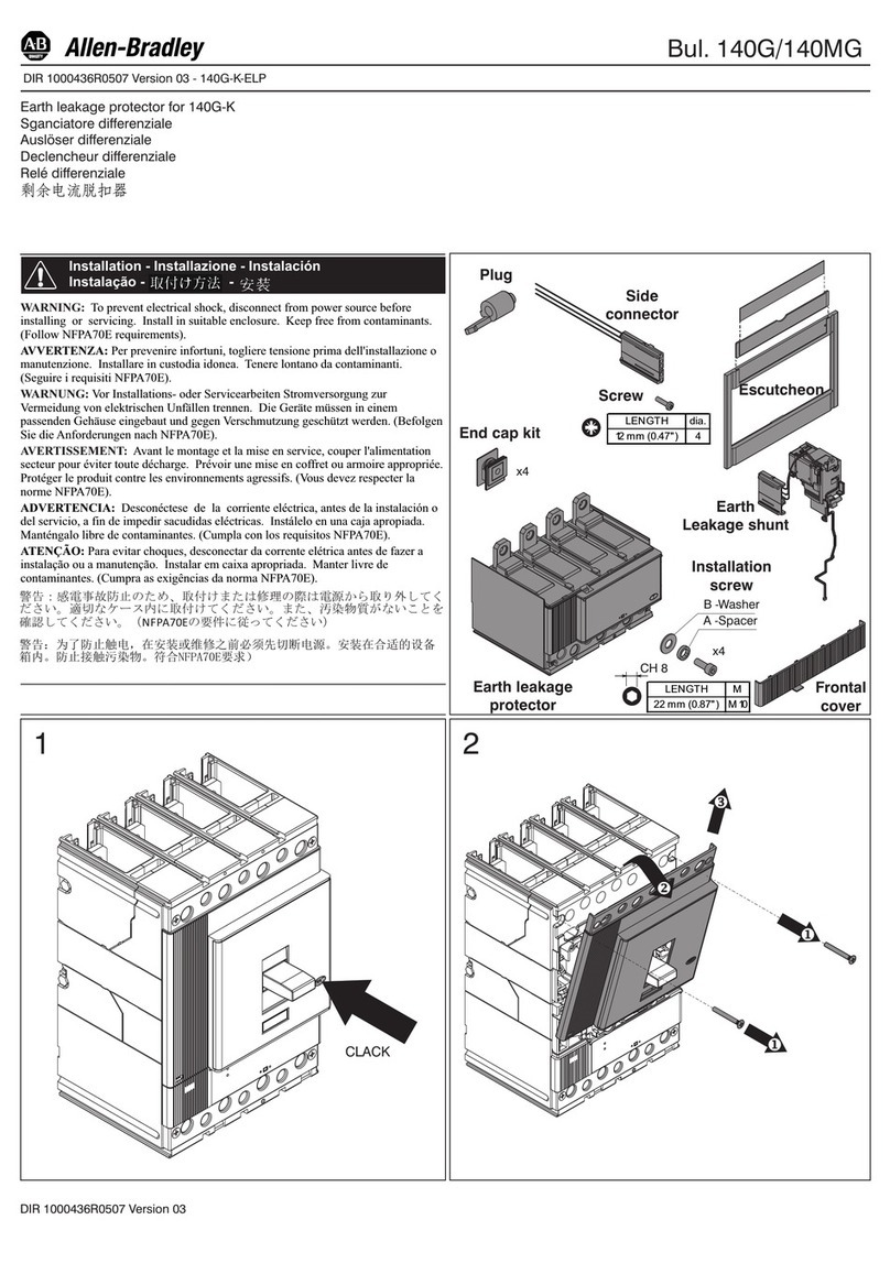 Allen-Bradley 140G Series Installation Allen-Bradley 140G Series Installation