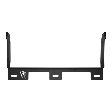 Rigid Industries HOOD MOUNT 46549 installation instructions