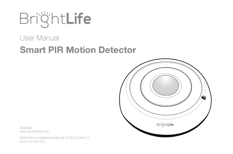 BrightLife Smart PIR Motion Detector user manual