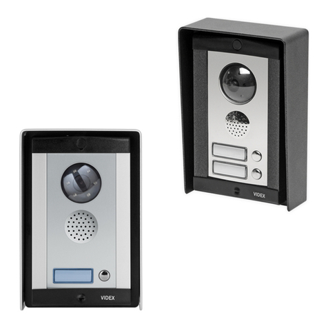 Videx 8000 Series User manual Videx 8000 Series User manual