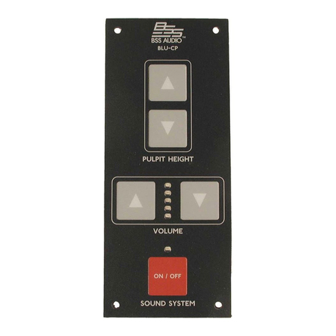 BSS Audio BLU-CP Wiring instructions