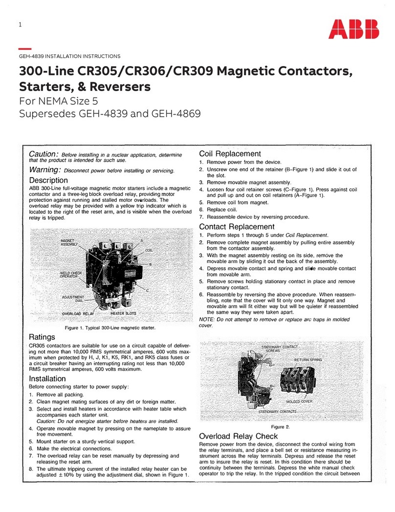 ABB CR305 installation instructions ABB CR305 installation instructions