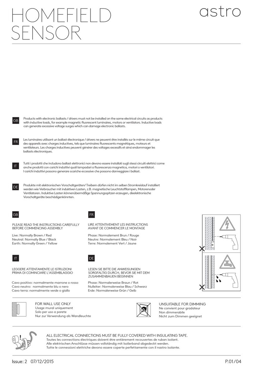 ASTRO HOMEFIELD SENSOR manual