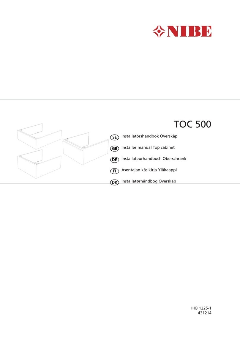 Nibe TOC 500 Installer manual