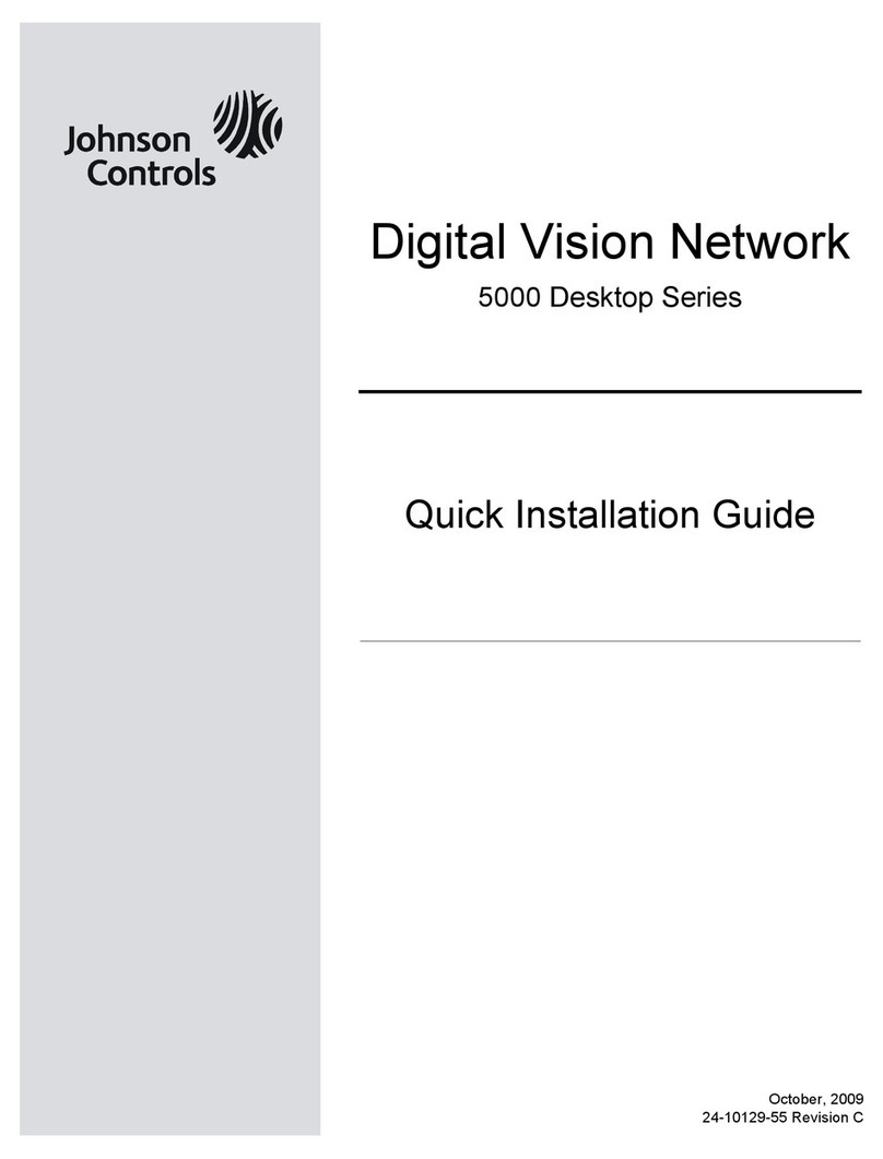 Johnson Controls DVN 5000 Series User manual