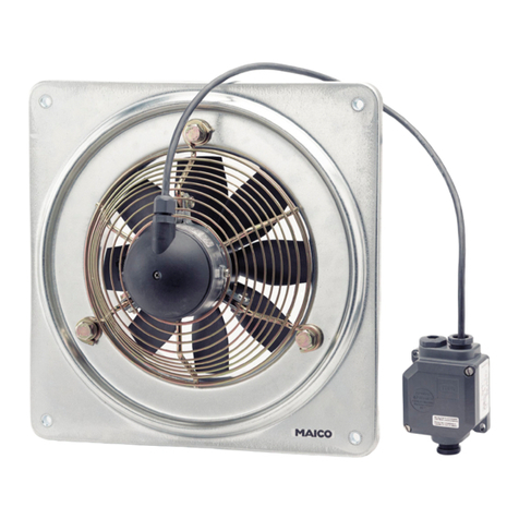 Maico DZQ Ex Series Mounting and operating instructions