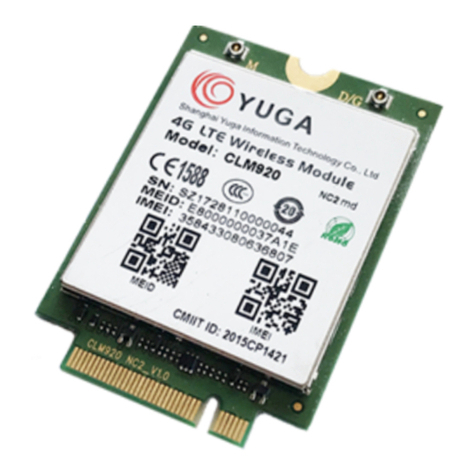 YUGE CLM920 NC2 LTE M.2 Hardware Usage Guide
