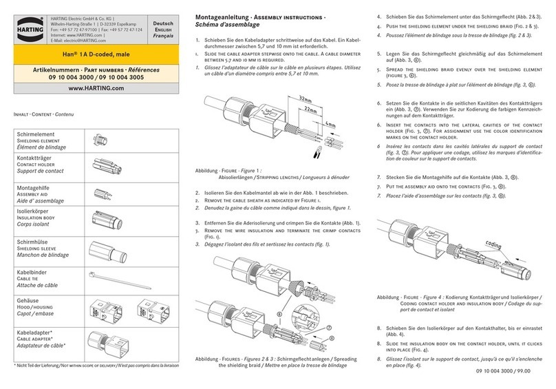 HARTING Han 09 10 004 3000 manual
