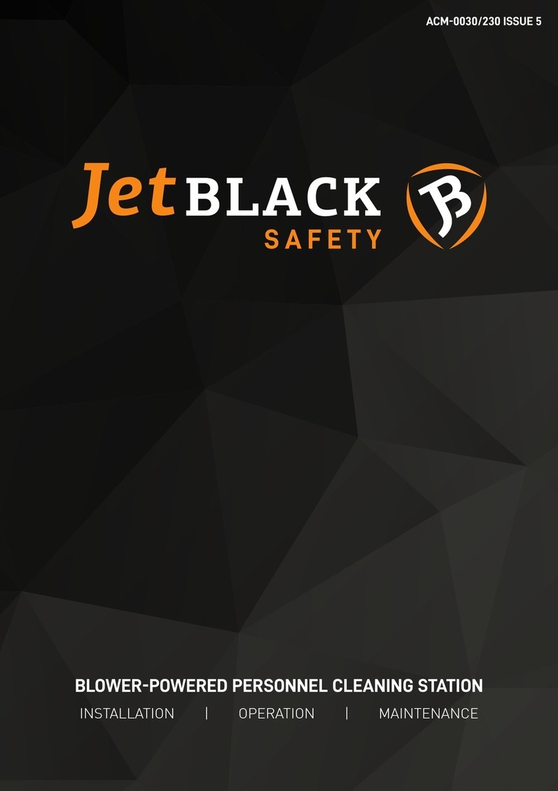 Jetblack Safety JBA-015 Installation operation & maintenance