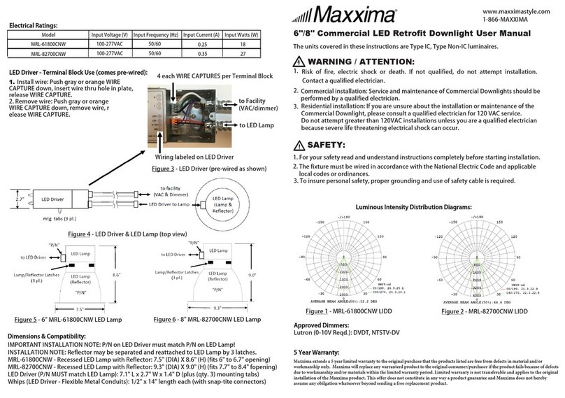 Maxxima MRL-61800CNW user manual