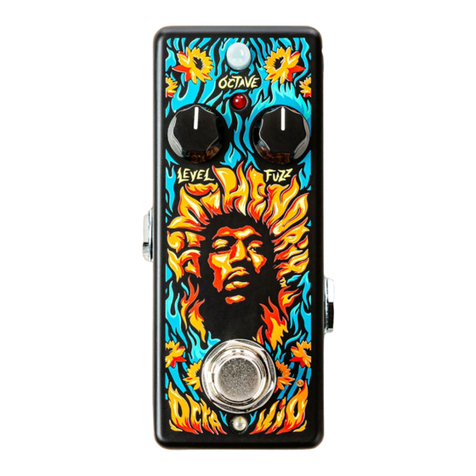 Dunlop AUTHENTIC HENDRIX 69 PSYCH SERIES OCTAVIO... User manual