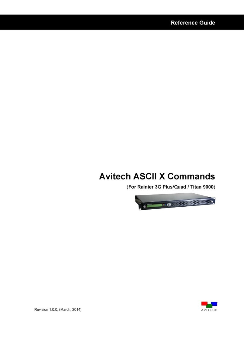 Avitech Rainier 3G Plus User manual