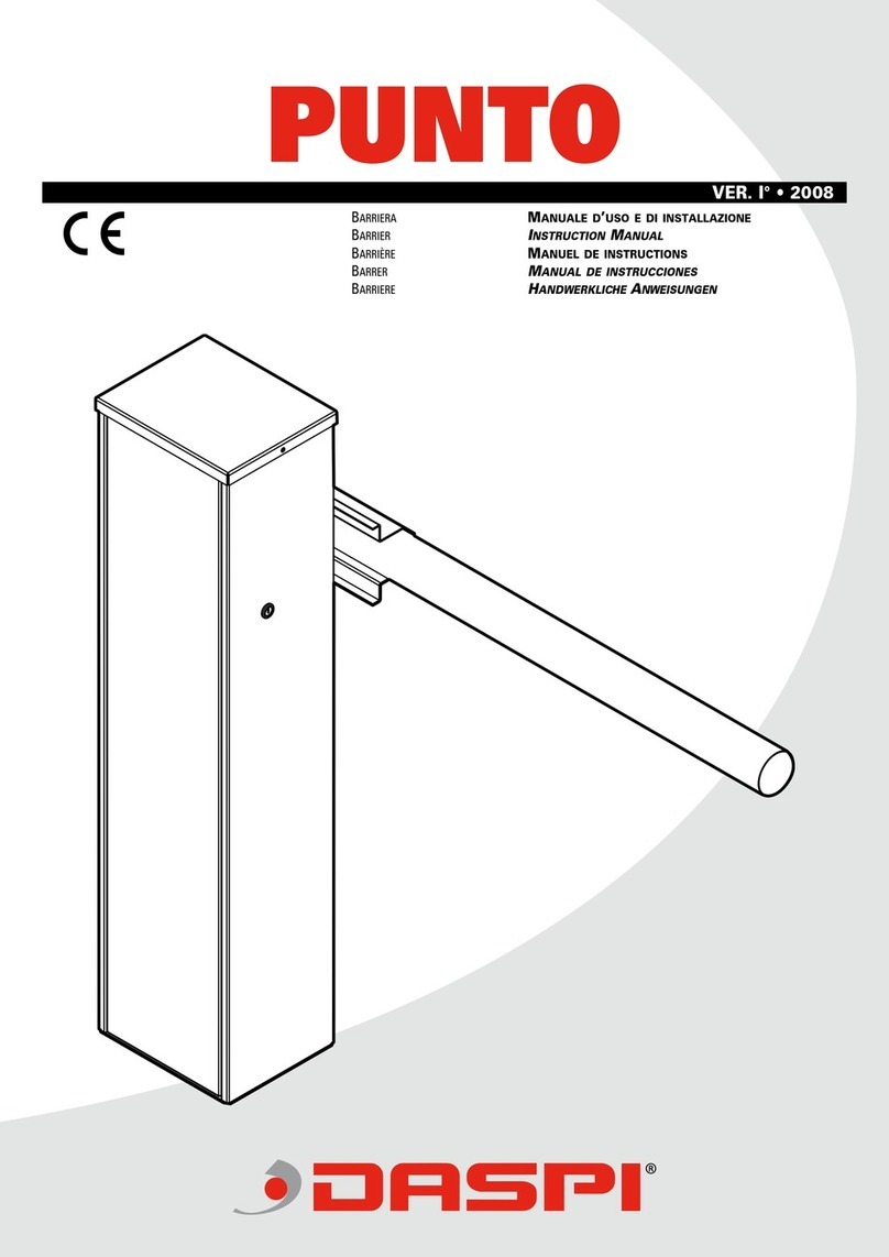 Daspi PUNTO instruction manual Daspi PUNTO instruction manual