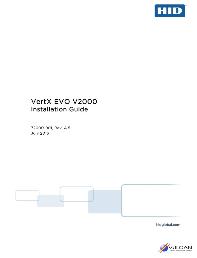 HID VertX EVO V2000 installation guide
