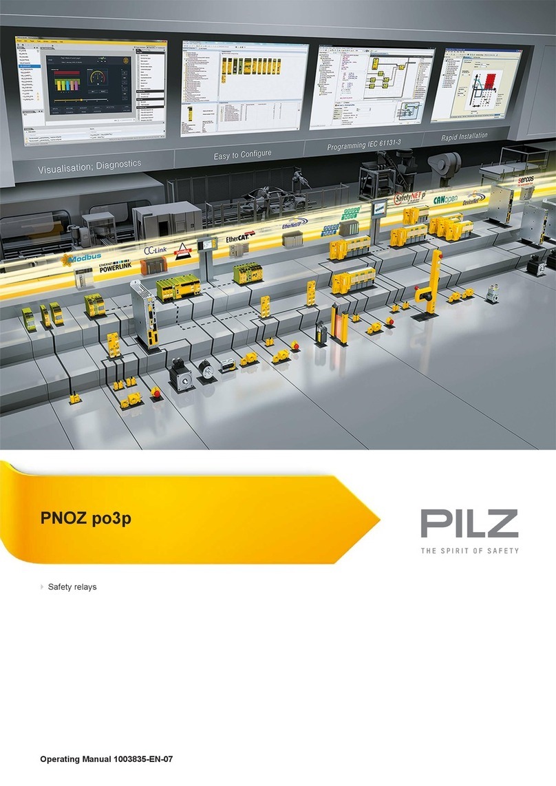 Pilz PNOZ po3p User manual