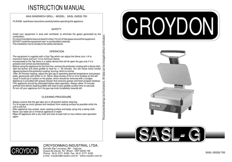 croydon SASL-G Series instruction manual