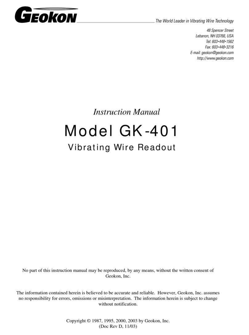 Geokon GK-401 instruction manual
