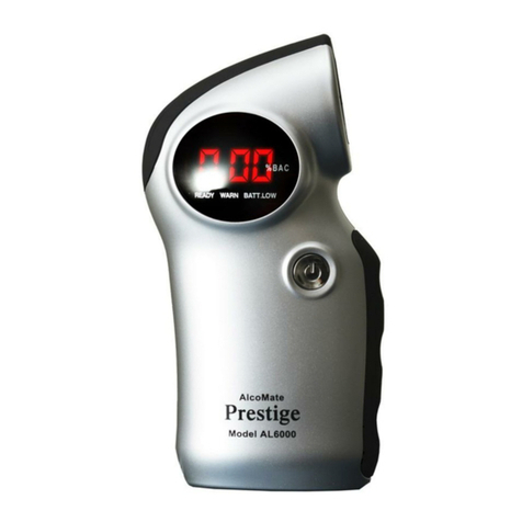 AlcoMate Prestige AL6000 Operator's manual