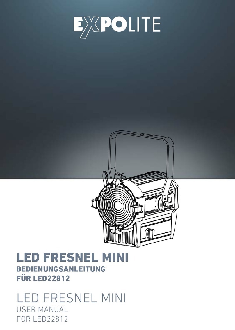 Expolite LED FRESNEL MINI LED22812 user manual