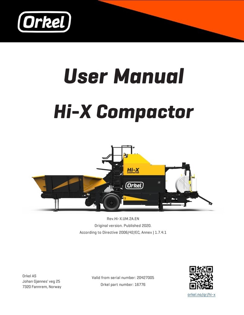 ORKEL DENS-X Hi-X Compactor user manual