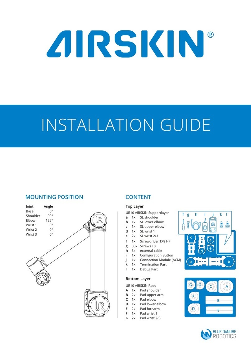 BLUE DANUBE ROBOTICS AIRSKIN installation guide