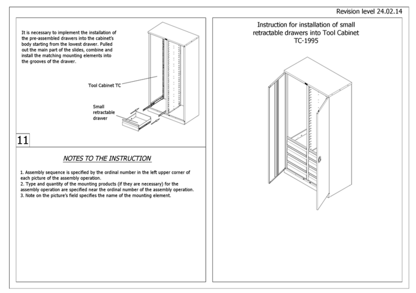 PRAKTIK TC-1995 Instructions for installation PRAKTIK TC-1995 Instructions for installation