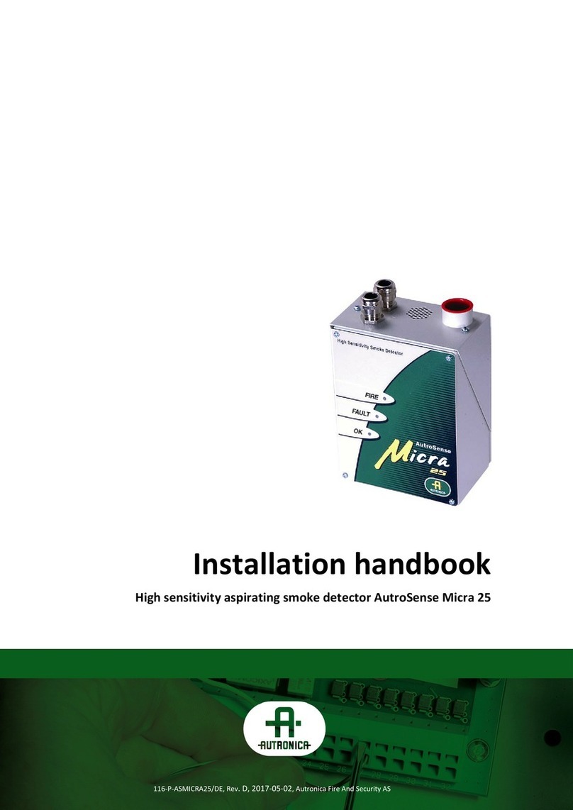 Autronica AutroSense Micra 25 System manual