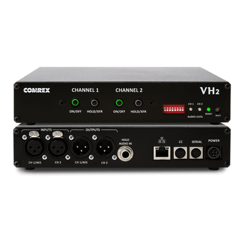 Comrex VH2 quick start guide