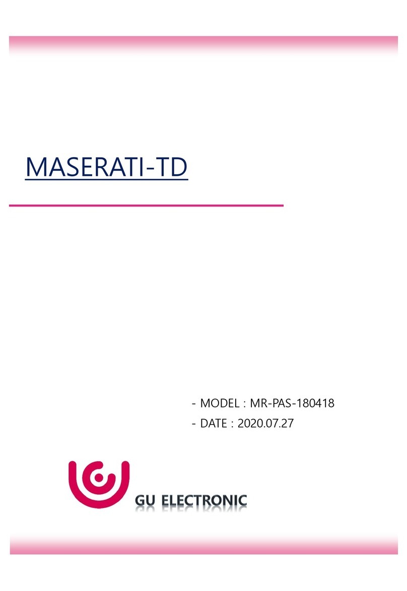 GU Electronic MASERATI-TD manual GU Electronic MASERATI-TD manual