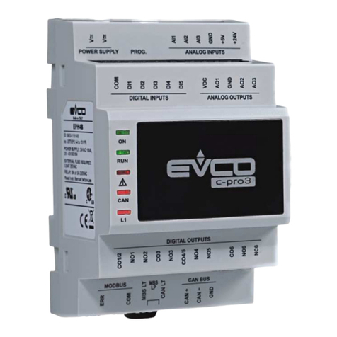 Evco c-pro 3 micro CHIL Series Instructions for use