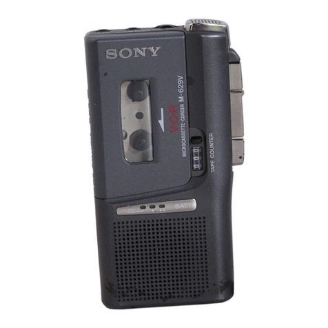 Sony M-629V User manual