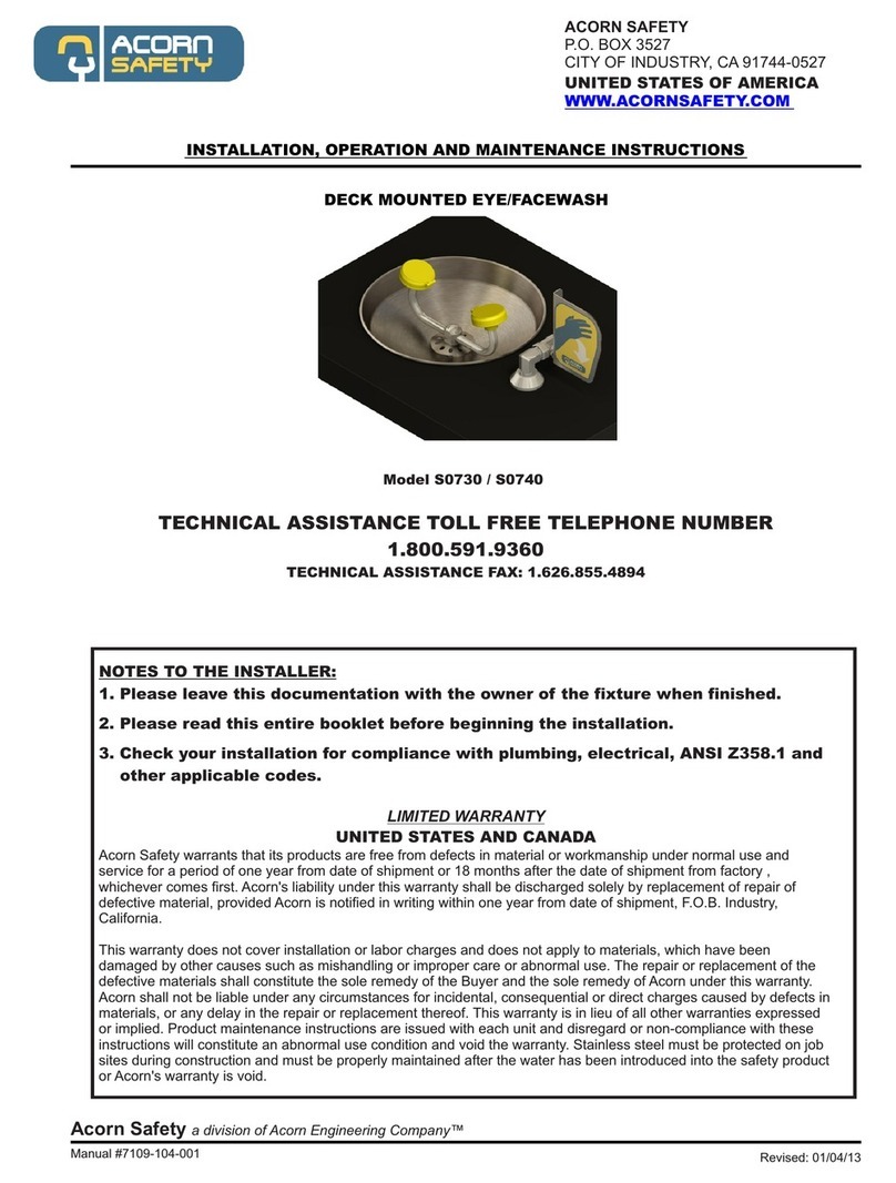Acorn Safety S0730 Manual
