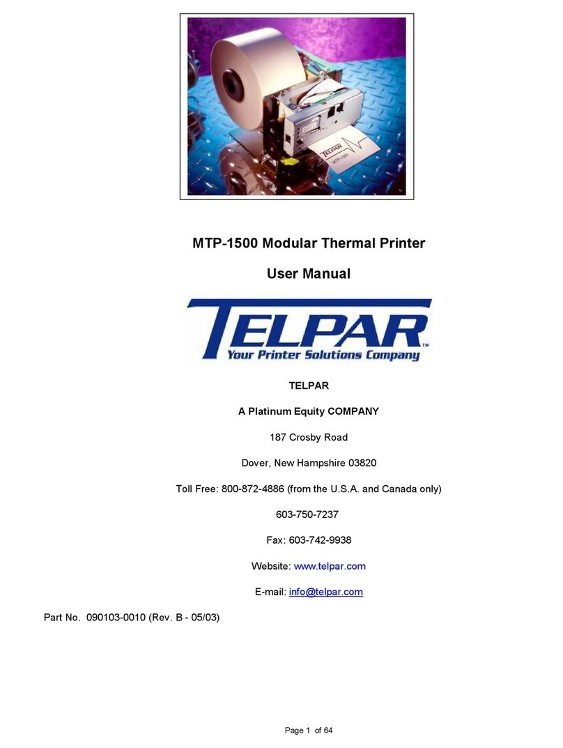 Telpar MTP-1500 user manual