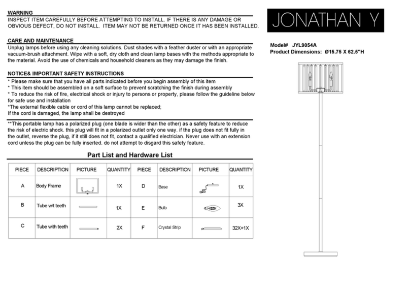 JONATHAN Y JYL9054A User manual JONATHAN Y JYL9054A User manual